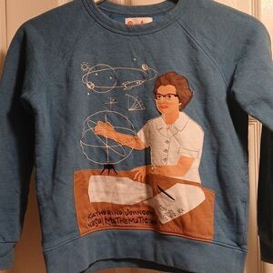 Piccolina Science Johnson Nasa Mathematician sweatshirt sz.10 yrs